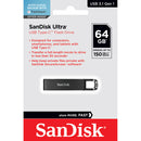 SanDisk Ultra 64GB USB-C Slide Flash Drive - ONE CLICK SUPPLIES