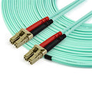 StarTech.com 15m OM3 LC LC Aqua Fiber Optical Cable - ONE CLICK SUPPLIES