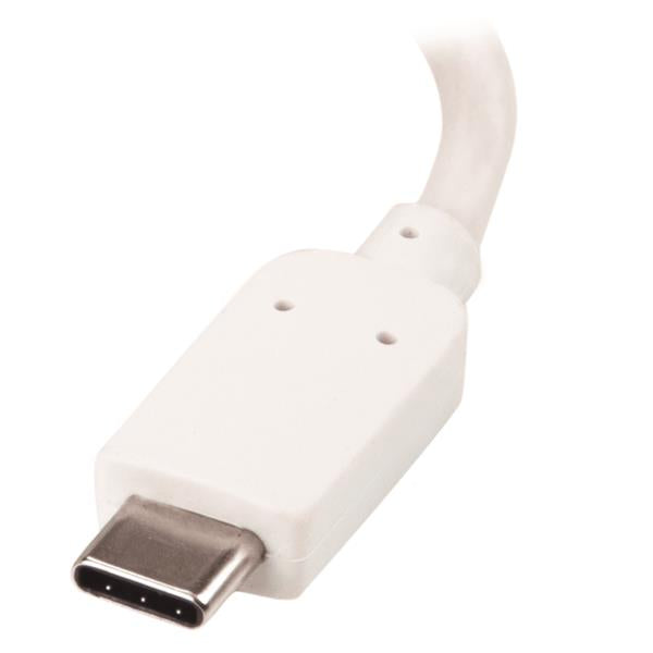 StarTech.com USB C to VGA Adapter with PD 60W White - ONE CLICK SUPPLIES