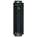 StarTech.com 10 Port USB3 Ind Hub with Power Adapter - ONE CLICK SUPPLIES