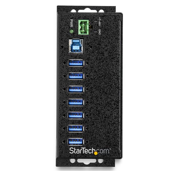 StarTech.com 7 Port Ind USB3.0 Hub with Power Adapter - ONE CLICK SUPPLIES