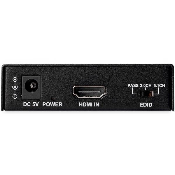 StarTech.com 4K HDMI Audio Extractor 4K 60Hz Support - ONE CLICK SUPPLIES