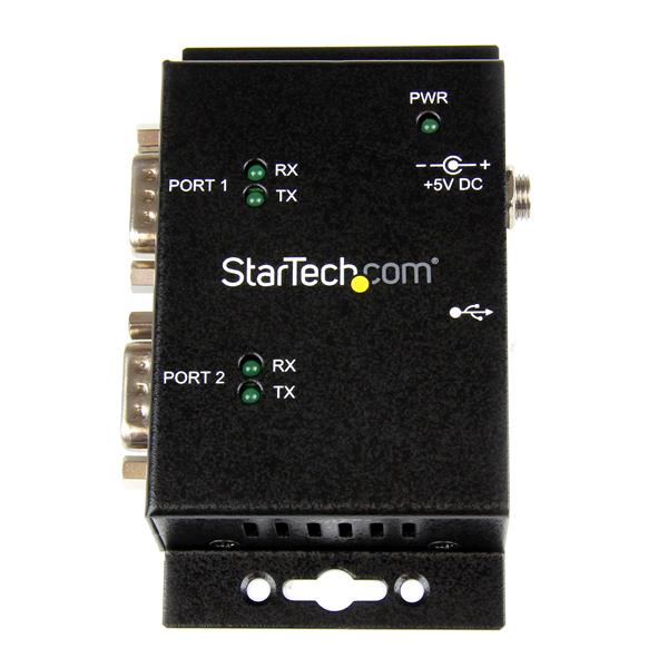 StarTech.com 2PT Ind Mount USB to Serial Adapter Hub - ONE CLICK SUPPLIES