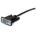 StarTech.com 1m Black DB9 RS232 Serial Cable MF - ONE CLICK SUPPLIES