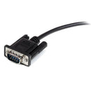 StarTech.com 0.5m Black DB9 RS232 Serial Cable MF - ONE CLICK SUPPLIES