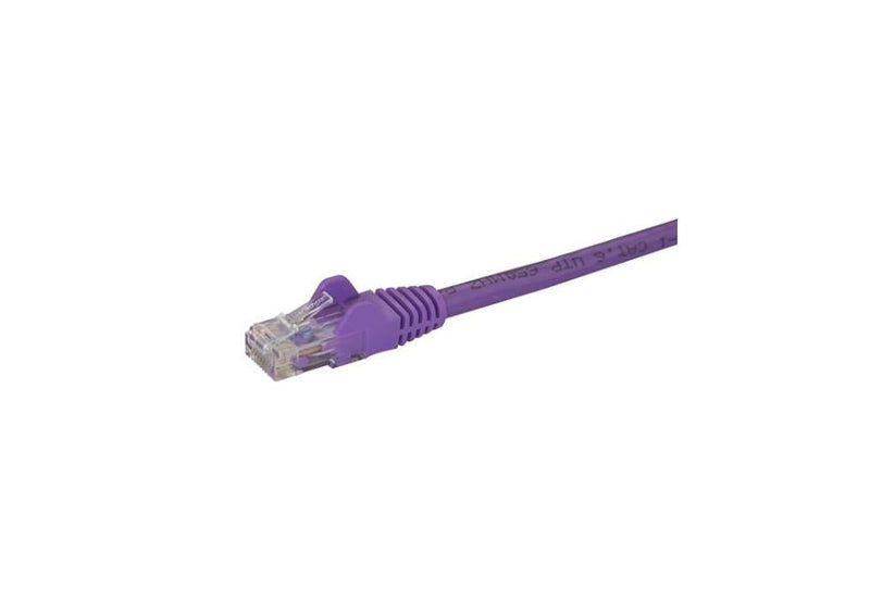 StarTech.com 100ft Purple Snagless Cat6 UTP Cable - ONE CLICK SUPPLIES