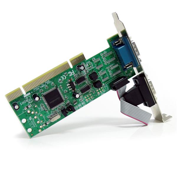 StarTech.com 2PT PCI RS422 485 Serial Card 161050UART - ONE CLICK SUPPLIES