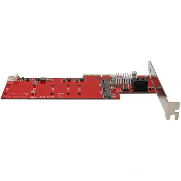 StarTech.com 2 Slot PCIe M.2 RAID Card 2x SATA3 Ports - ONE CLICK SUPPLIES