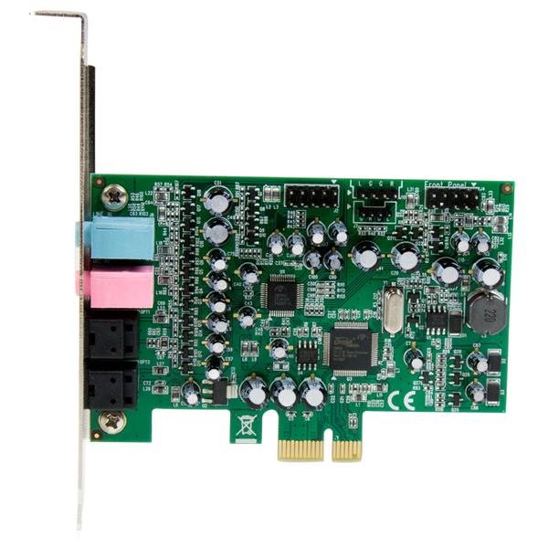 StarTech.com 7.1 PCIe Channel Sound Card 24bit 192KHz - ONE CLICK SUPPLIES