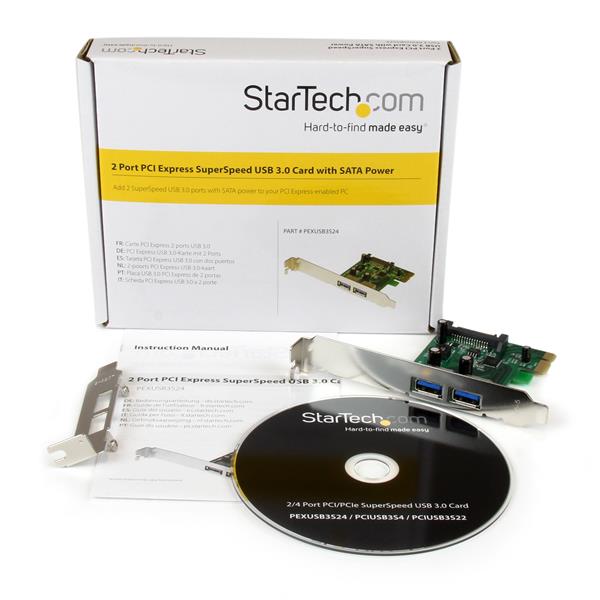 StarTech.com 2 Port PCIe USB3 Card Adapter with UASP - ONE CLICK SUPPLIES