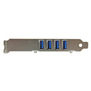 StarTech.com 4 Port PCIe USB 3.0 Controller Card UASP - ONE CLICK SUPPLIES