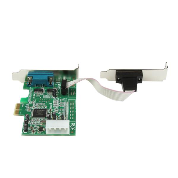 StarTech.com 2 Port LP PCIe Serial Card 16550 UART - ONE CLICK SUPPLIES