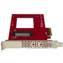 StarTech.com U.2 to PCIe Adapter 2.5 U.2 NVMe SSD - ONE CLICK SUPPLIES