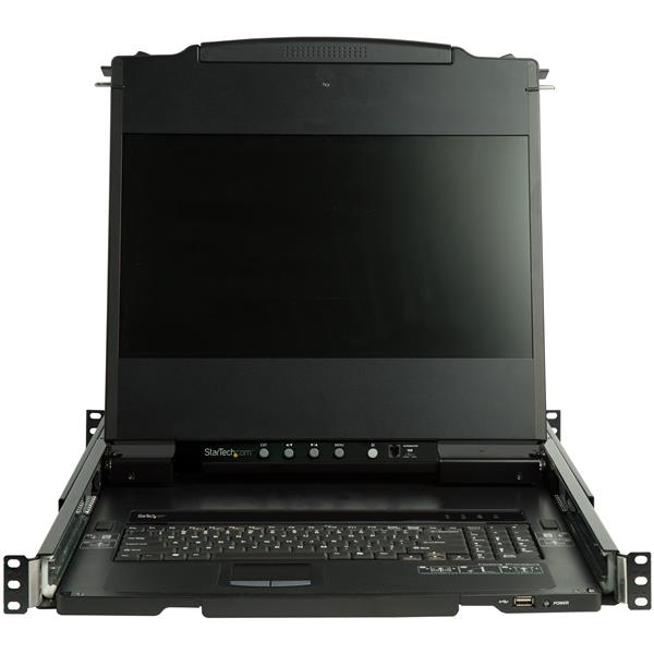 StarTech.com 17in Dual Rail Rackmount KVM Console - ONE CLICK SUPPLIES