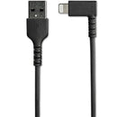 StarTech.com 1m Black Angled Lightning To USB Cable - ONE CLICK SUPPLIES