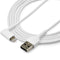 StarTech.com 2m White Angled Lightning to USB Cable - ONE CLICK SUPPLIES