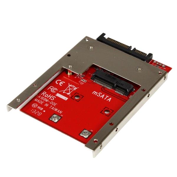 StarTech.com mSATA SSD to 2.5in SATA Adapter - ONE CLICK SUPPLIES