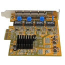 StarTech.com 4 Port PCIe Gigabit Network Adapter Card - ONE CLICK SUPPLIES