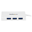 StarTech.com 4 Port SuperSpeed Mini USB 3.0 Hub White - ONE CLICK SUPPLIES