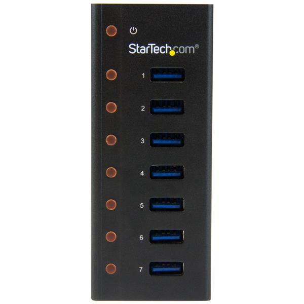 StarTech.com 7PT USB3 Hub Desktop Wall Mountable Encl - ONE CLICK SUPPLIES