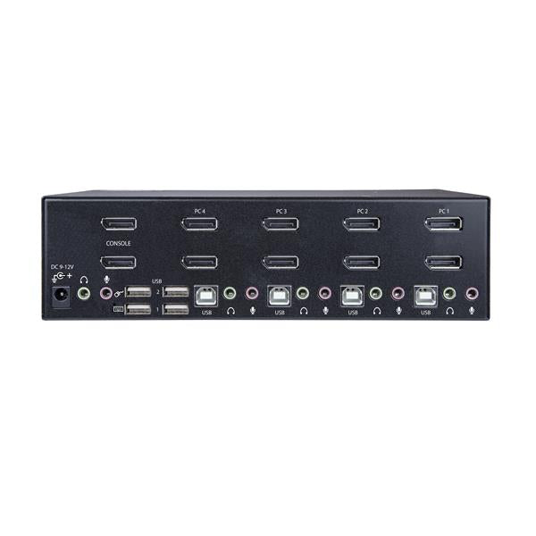 StarTech.com 4 Port Dual DisplayPort KVM Switch 4K60 - ONE CLICK SUPPLIES