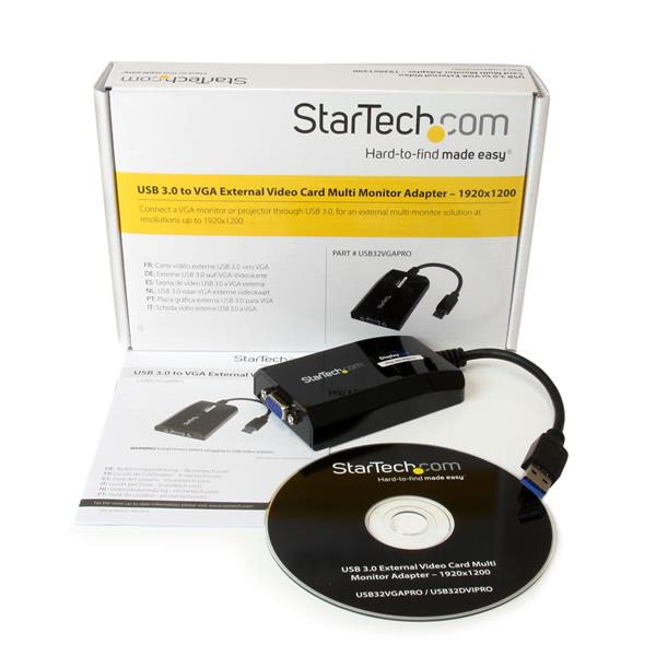 StarTech.com USB 3.0 to VGA Graphics Adapter 1080p - ONE CLICK SUPPLIES