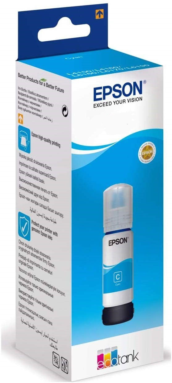 Epson 113 Cyan EcoTank Ink Bottle 70ml - C13T06B240 - ONE CLICK SUPPLIES