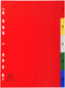 Exacompta Index 1-5 A4 120 Micron Polypropylene Bright Assorted Colours - 1505E - ONE CLICK SUPPLIES