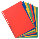 Exacompta Forever Recycled Divider 8 Part A4 220gsm Card Vivid Assorted Colours - 2008E - ONE CLICK SUPPLIES