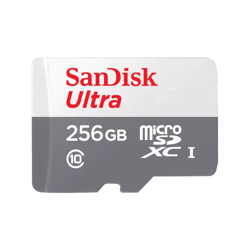 SanDisk 256GB Ultra Class 10 MicroSDXC Memory Card and Adapter - ONE CLICK SUPPLIES