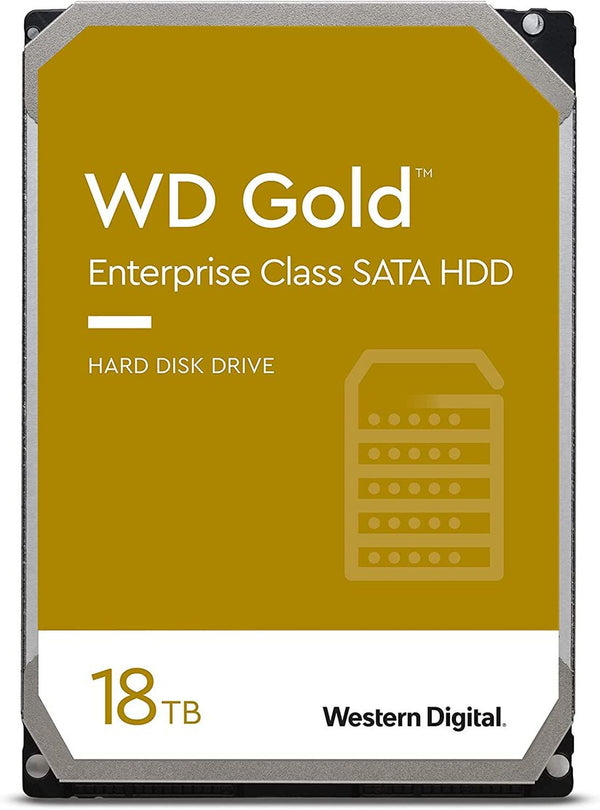 Western Digital Gold 3.5 Inch 18TB Serial ATA HDD - ONE CLICK SUPPLIES