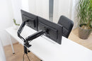 Vantage Office Duo Monitor Arm Black D0280002 - ONE CLICK SUPPLIES