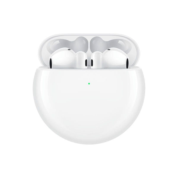 Huawei 4 True Wireless Stereo FreeBuds Bluetooth 5.2 with Charging Case Ceramic White - ONE CLICK SUPPLIES