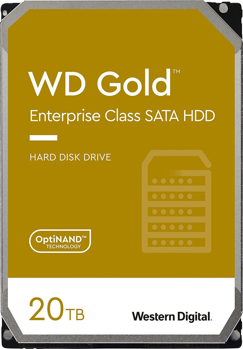 Western Digital Gold 20TB SATA 6Gbs 3.5 Inch 7200 RPM Internal Hard Disk Drive - ONE CLICK SUPPLIES