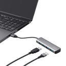 Trust Halyx Aluminium 4 Port USB 3.2 Hub Grey - ONE CLICK SUPPLIES