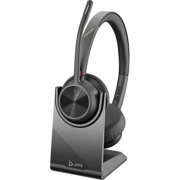 Poly Voyager 4320 UC Wireless Bluetooth USB A Headset with Charging Stand - ONE CLICK SUPPLIES