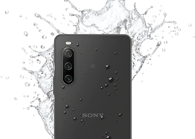 Sony Xperia 10 IV 6 Inch 5G Dual SIM Android 12 6GB RAM 128GB Storage 5000 mAh Black Smartphone - ONE CLICK SUPPLIES