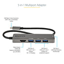 StarTech.com USB C 4K 60Hz HDMI Multiport Adapter with Power Delivery - ONE CLICK SUPPLIES