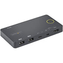 StarTech.com 2 Port Hybrid USB A HDMI USB C Single 4K 60Hz HDMI 2.0 KVM Switch - ONE CLICK SUPPLIES