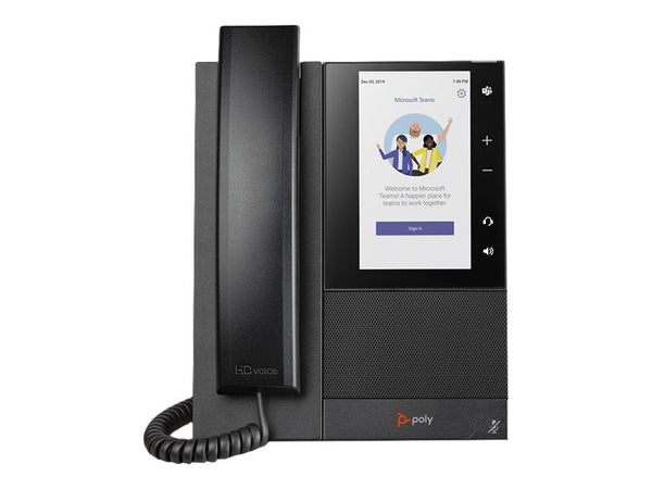 Poly CCX 505 Business Media Phone Microsoft Teams Certified Ships without Power Supply - ONE CLICK SUPPLIES