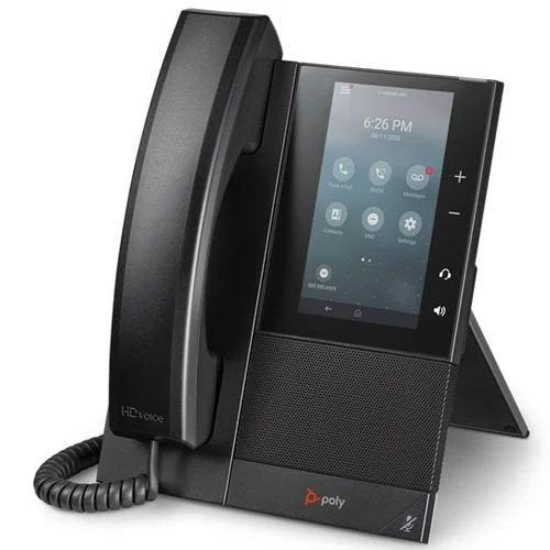 Poly CCX 505 Business Media Phone Microsoft Teams Certified Ships without Power Supply - ONE CLICK SUPPLIES