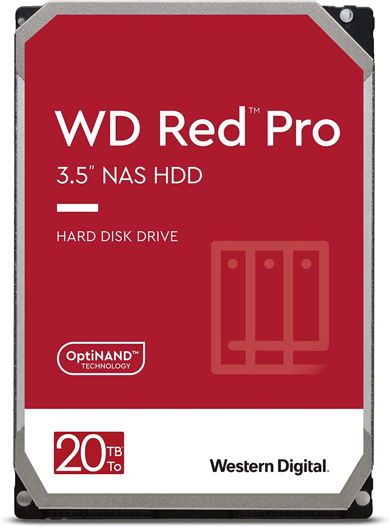 Western Digital Red Pro 20TB SATA 6Gbs 3.5 Inch Internal Hard Disk Drive - ONE CLICK SUPPLIES