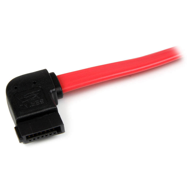 StarTech.com 18in SATA to Left Side Angle SATA Serial ATA Cable - ONE CLICK SUPPLIES