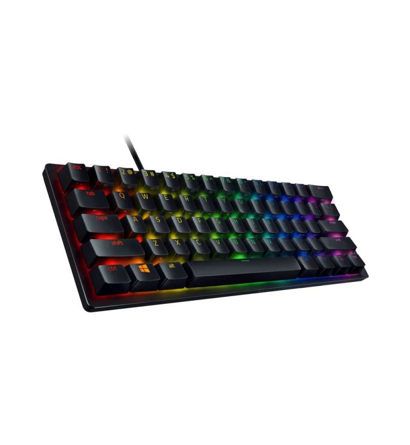 Razer Huntsman Mini Clicky Optical Purple Switch UK Layout USB Gaming Keyboard - ONE CLICK SUPPLIES