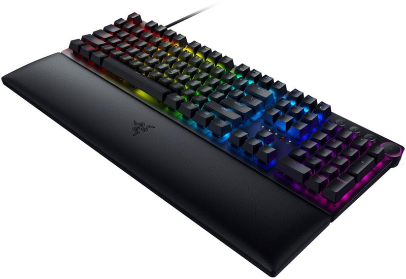 Razer Huntsman V2 Linear Optical Red Switch QWERTY UK Layout USB Wired Gaming Keyboard - ONE CLICK SUPPLIES