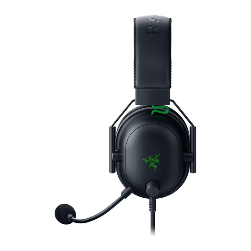 Razer Blackshark V2 Wired 3.5mm Connector Gaming Headset and USB Mic Enhancer Black - ONE CLICK SUPPLIES