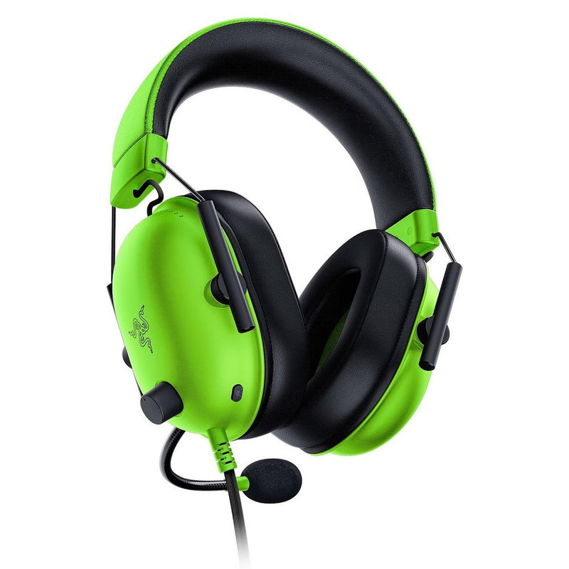 Razer BlackShark V2 X Multi-Platform Wired 3.5mm Connector Gaming Headset Green - ONE CLICK SUPPLIES