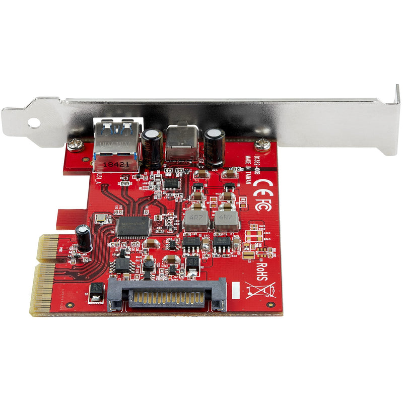 StarTech.com 2 Port 10Gbps USB A and USB C PCI Express Host Controller Card Adapter - ONE CLICK SUPPLIES