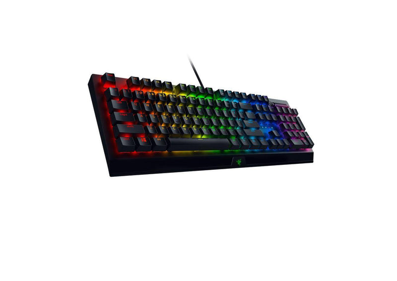 Razer BlackWidow V3 Green Switch USB QWERTY UK English Layout Keyboard Black - ONE CLICK SUPPLIES