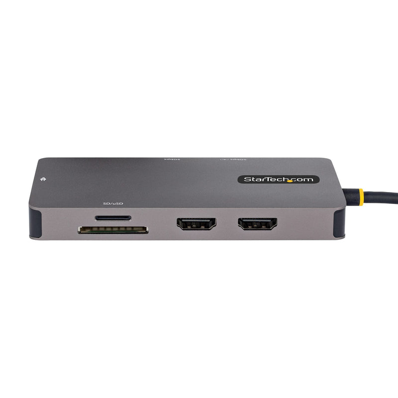 StarTech.com USB C Multiport Adapter Dual 4K HDMI PD - ONE CLICK SUPPLIES